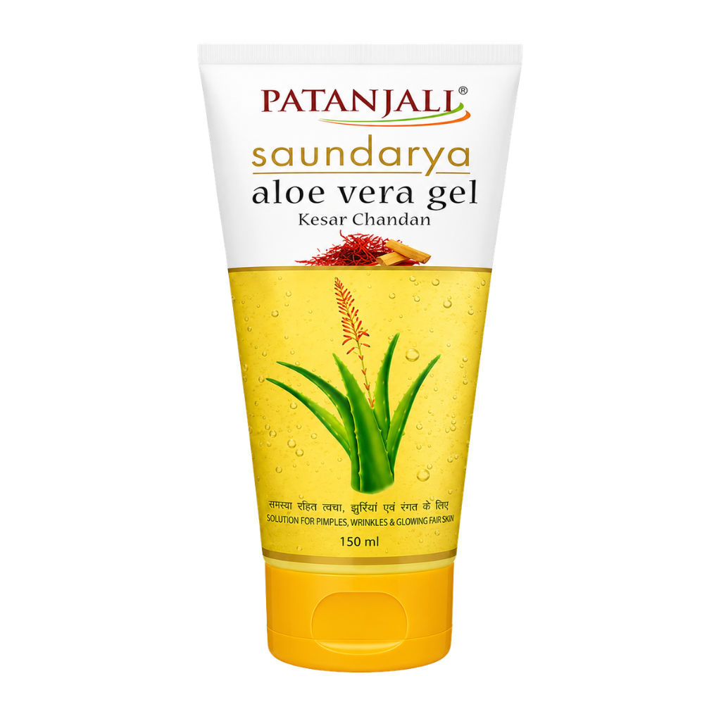 Patanjali Aloe Vera Gel Kesar Chandan 150 ml buy online USA - 1